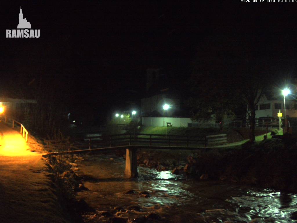 Archived image Webcam Ramsau - Berchtesgaden - St. Sebastian Church