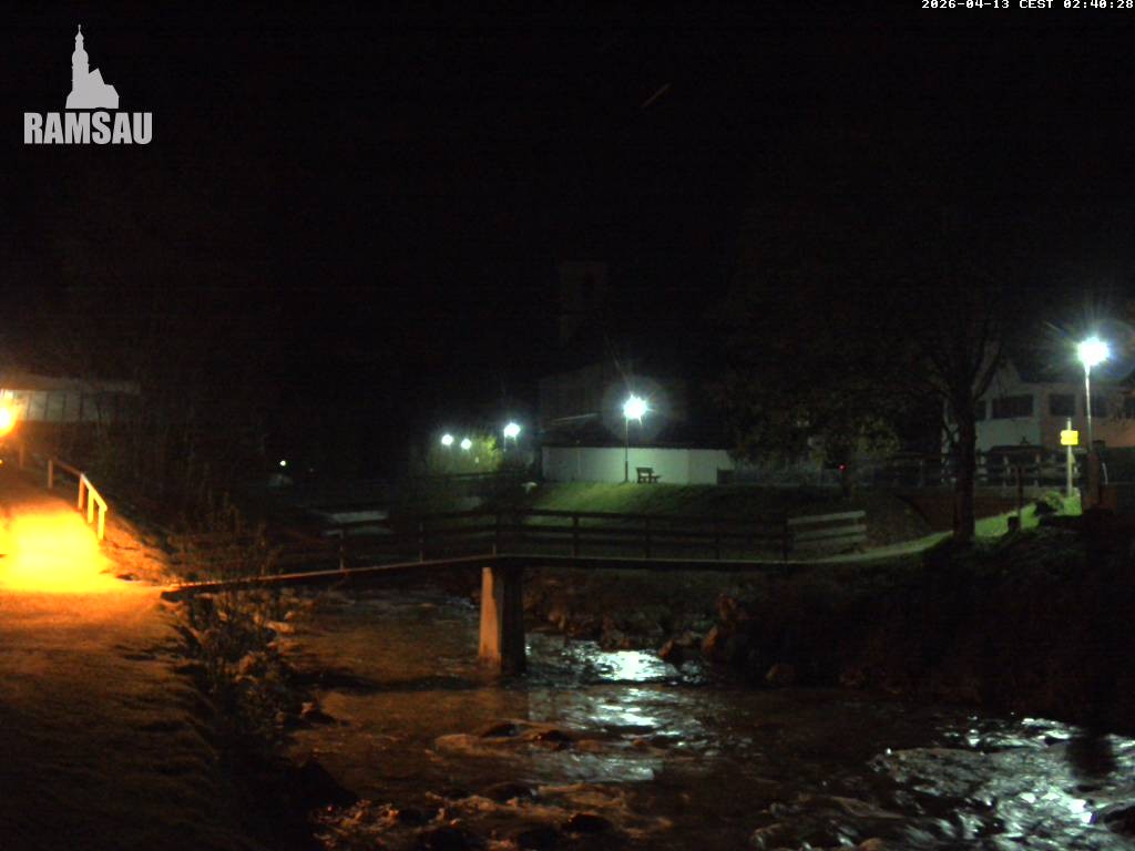 Archived image Webcam Ramsau - Berchtesgaden - St. Sebastian Church