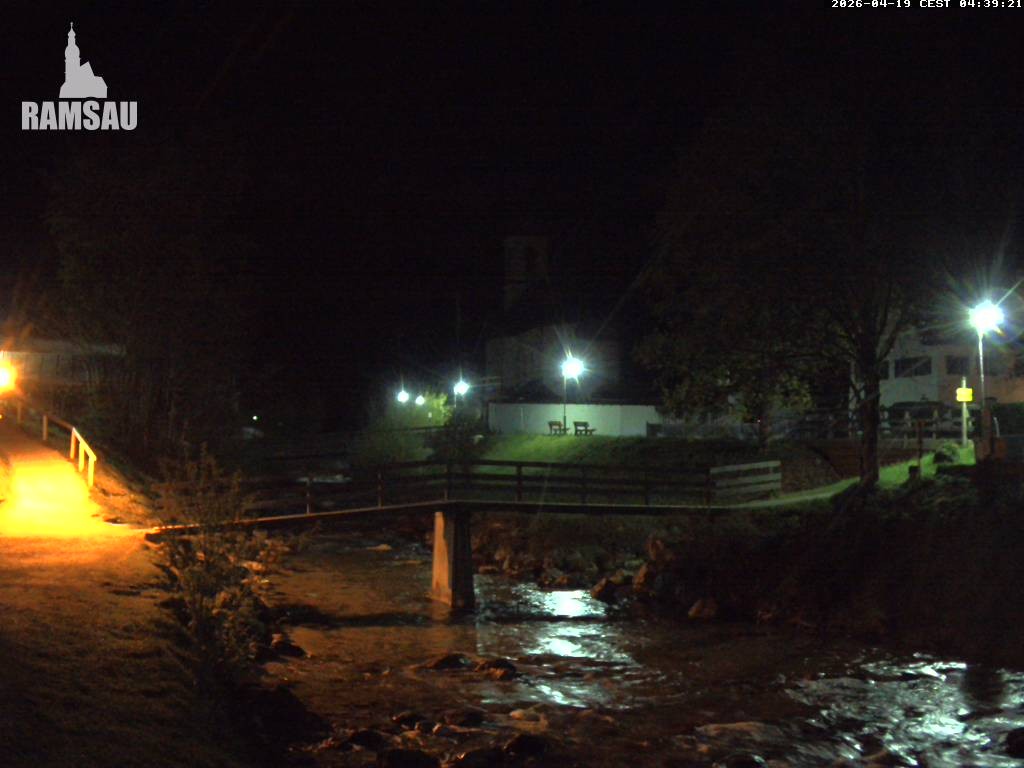 Archived image Webcam Ramsau - Berchtesgaden - St. Sebastian Church