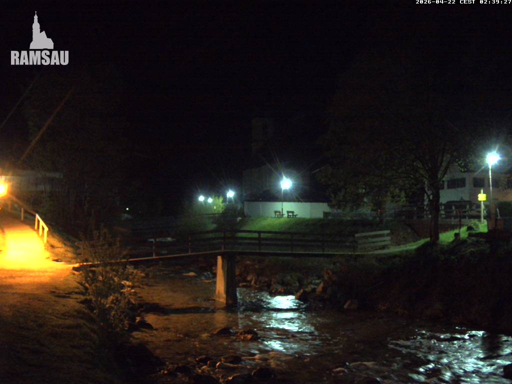 Archiv Foto Webcam Malerwinkel in Ramsau bei Berchtesgaden - Ortskirche St. Sebastian