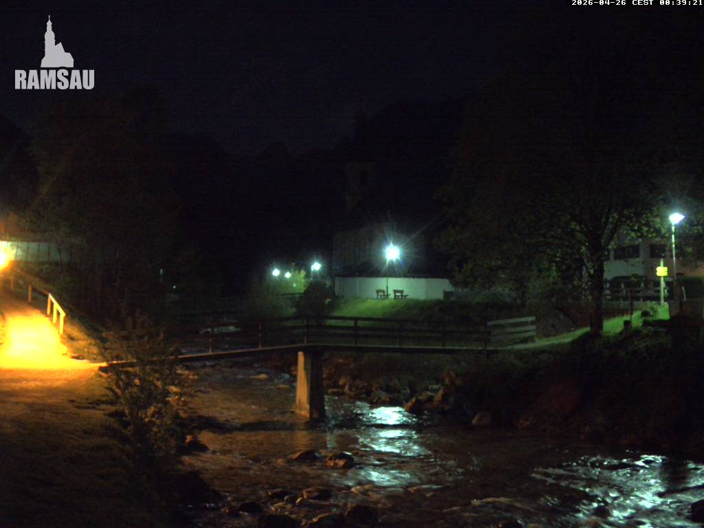 Archiv Foto Webcam Malerwinkel in Ramsau bei Berchtesgaden - Ortskirche St. Sebastian