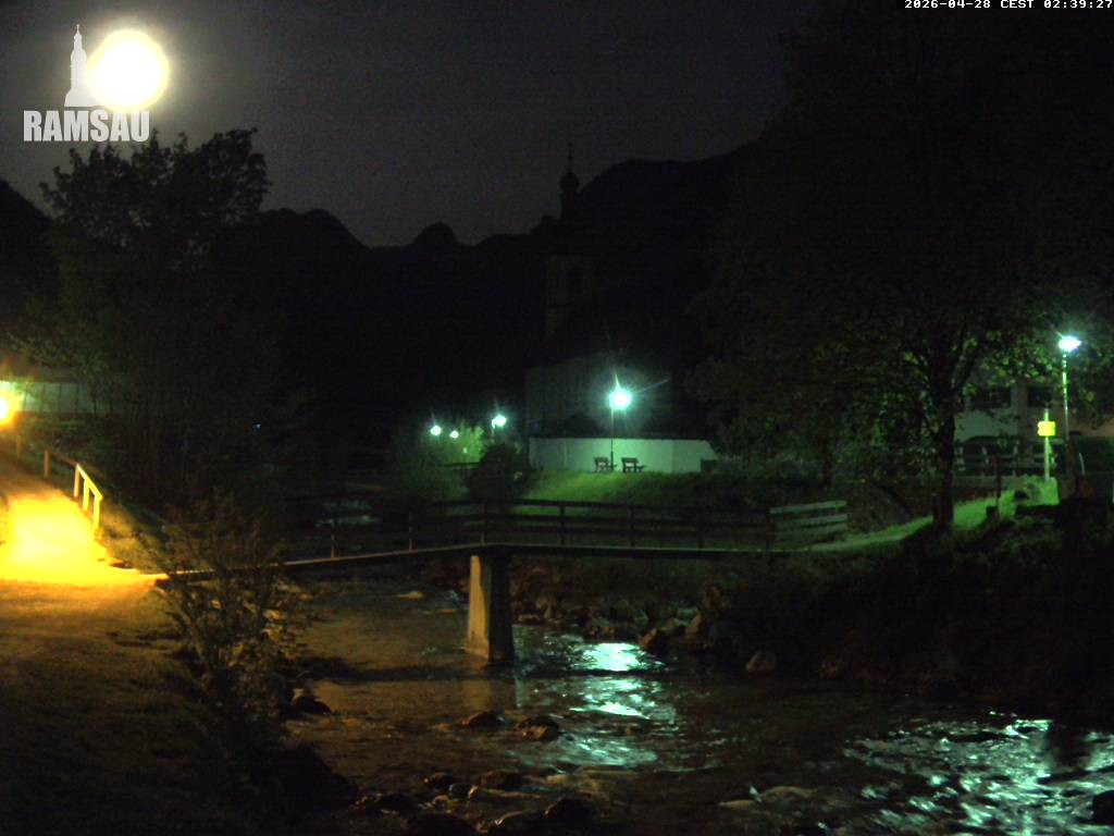 Archived image Webcam Ramsau - Berchtesgaden - St. Sebastian Church