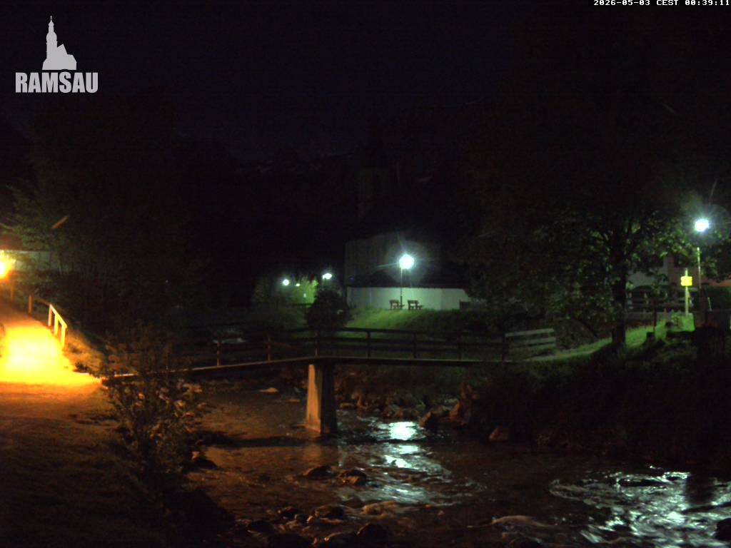 Archiv Foto Webcam Malerwinkel in Ramsau bei Berchtesgaden - Ortskirche St. Sebastian