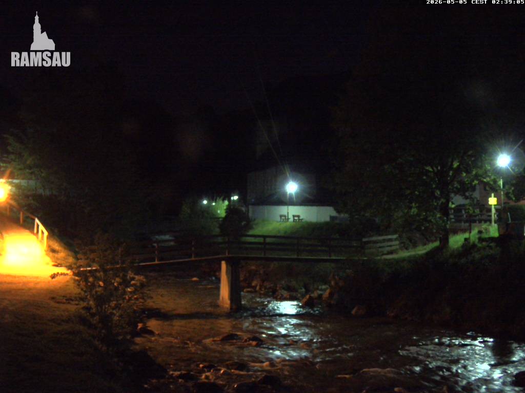 Archiv Foto Webcam Malerwinkel in Ramsau bei Berchtesgaden - Ortskirche St. Sebastian