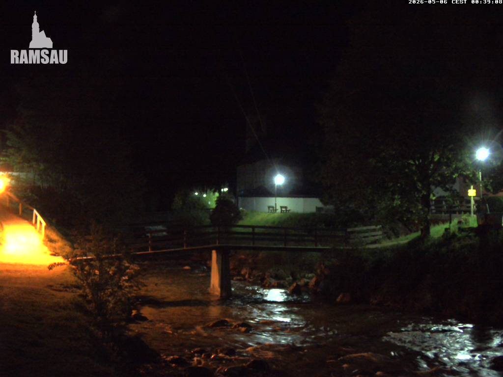 Archiv Foto Webcam Malerwinkel in Ramsau bei Berchtesgaden - Ortskirche St. Sebastian
