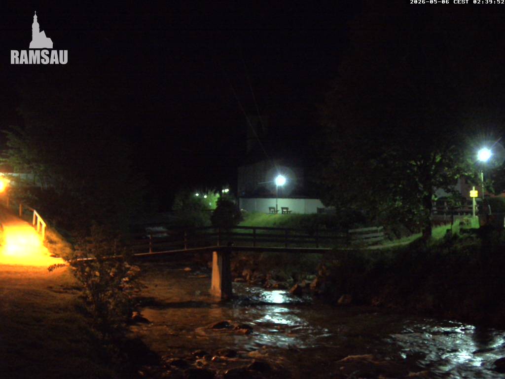 Archiv Foto Webcam Malerwinkel in Ramsau bei Berchtesgaden - Ortskirche St. Sebastian