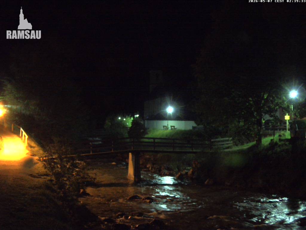 Archived image Webcam Ramsau - Berchtesgaden - St. Sebastian Church