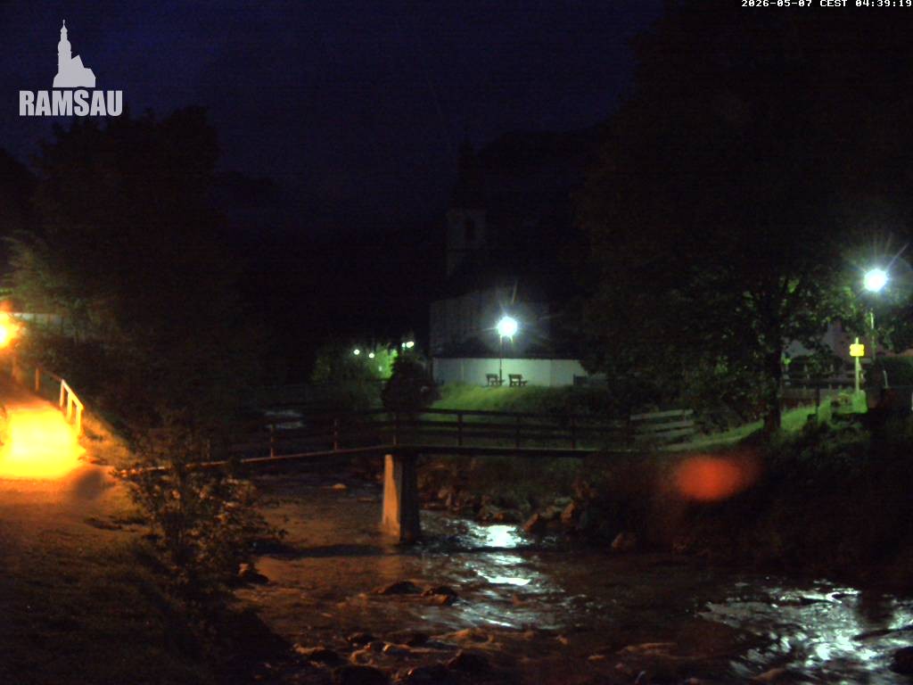 Archived image Webcam Ramsau - Berchtesgaden - St. Sebastian Church