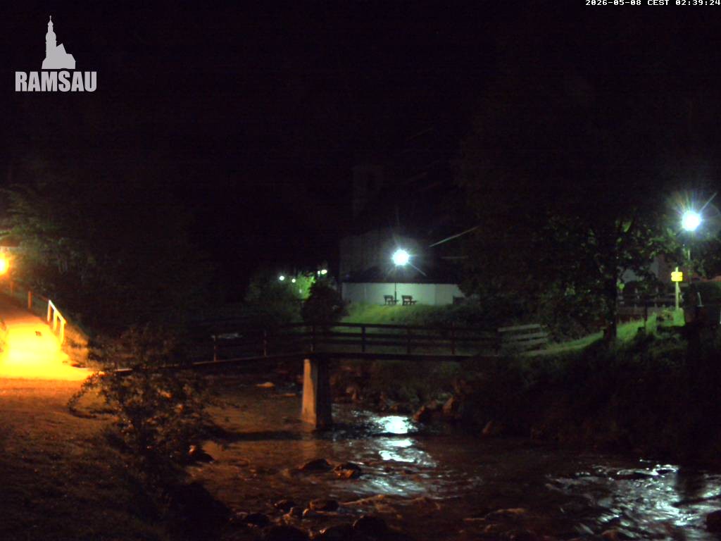 Archiv Foto Webcam Malerwinkel in Ramsau bei Berchtesgaden - Ortskirche St. Sebastian