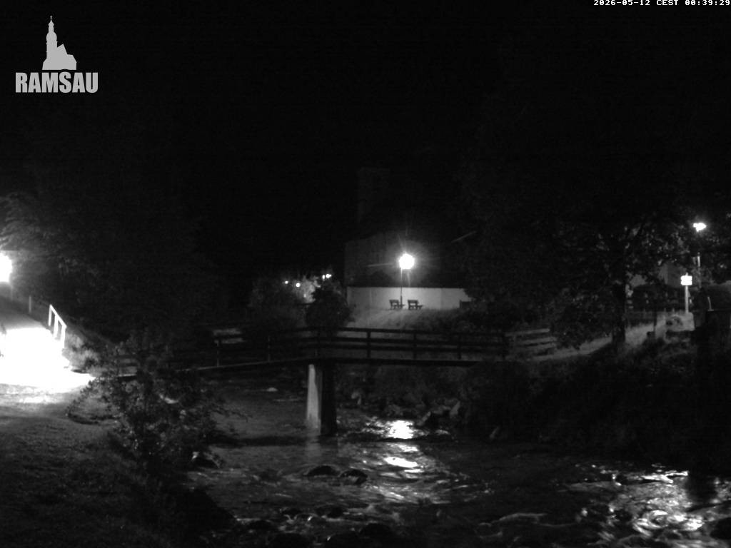 Archiv Foto Webcam Malerwinkel in Ramsau bei Berchtesgaden - Ortskirche St. Sebastian