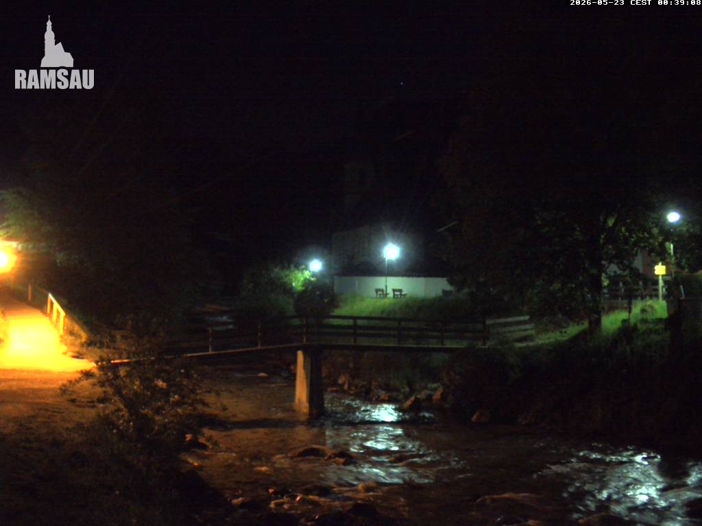 Archiv Foto Webcam Malerwinkel in Ramsau bei Berchtesgaden - Ortskirche St. Sebastian