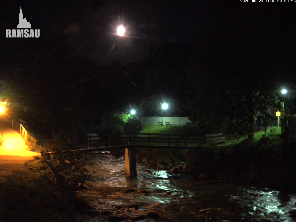 Archived image Webcam Ramsau - Berchtesgaden - St. Sebastian Church