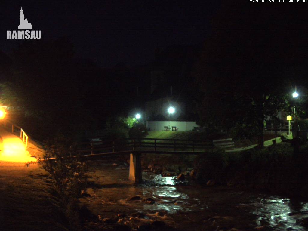 Archiv Foto Webcam Malerwinkel in Ramsau bei Berchtesgaden - Ortskirche St. Sebastian