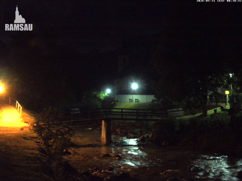Archiv Foto Webcam Malerwinkel in Ramsau bei Berchtesgaden - Ortskirche St. Sebastian