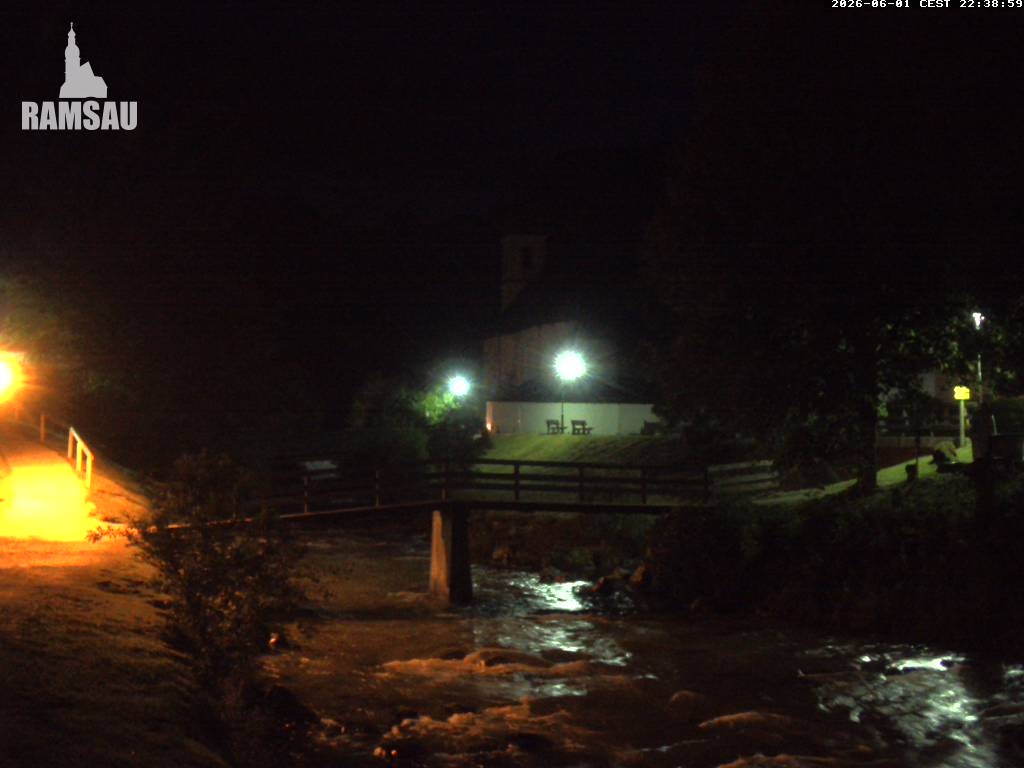 Archiv Foto Webcam Malerwinkel in Ramsau bei Berchtesgaden - Ortskirche St. Sebastian