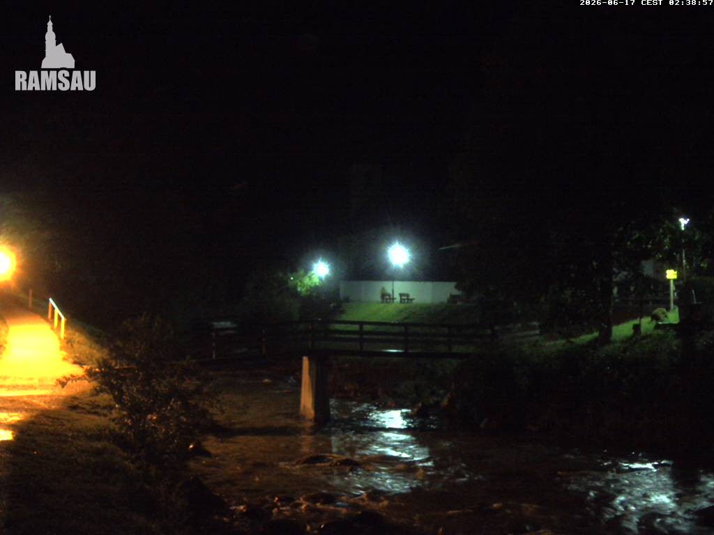 Archiv Foto Webcam Malerwinkel in Ramsau bei Berchtesgaden - Ortskirche St. Sebastian