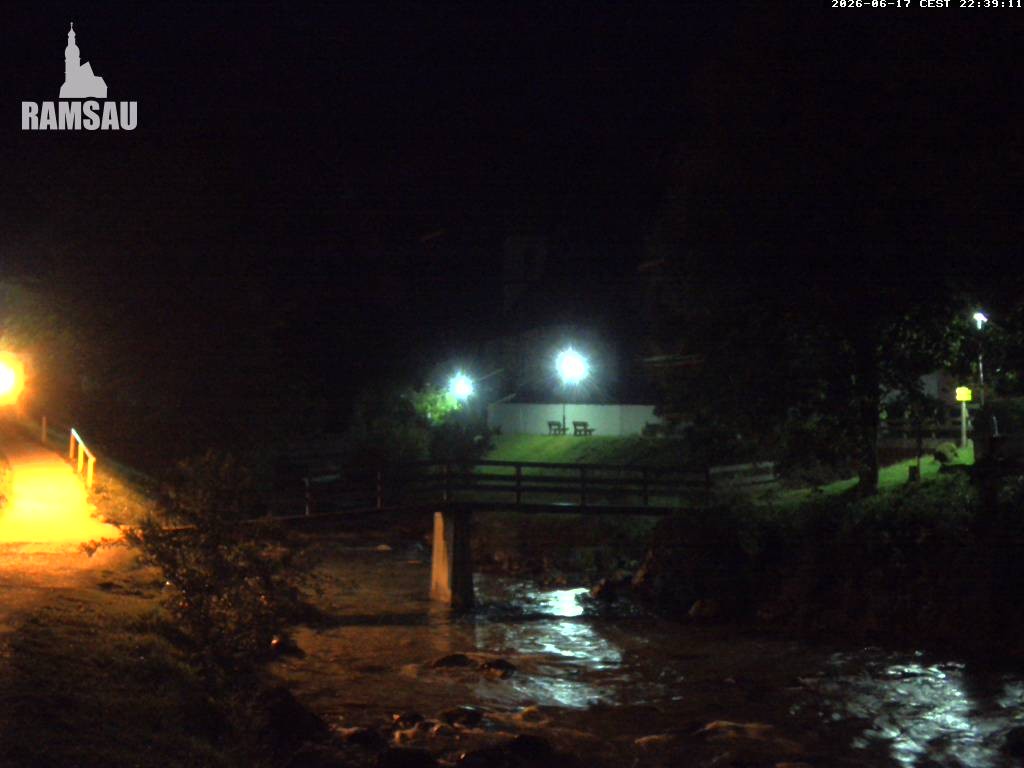 Archiv Foto Webcam Malerwinkel in Ramsau bei Berchtesgaden - Ortskirche St. Sebastian