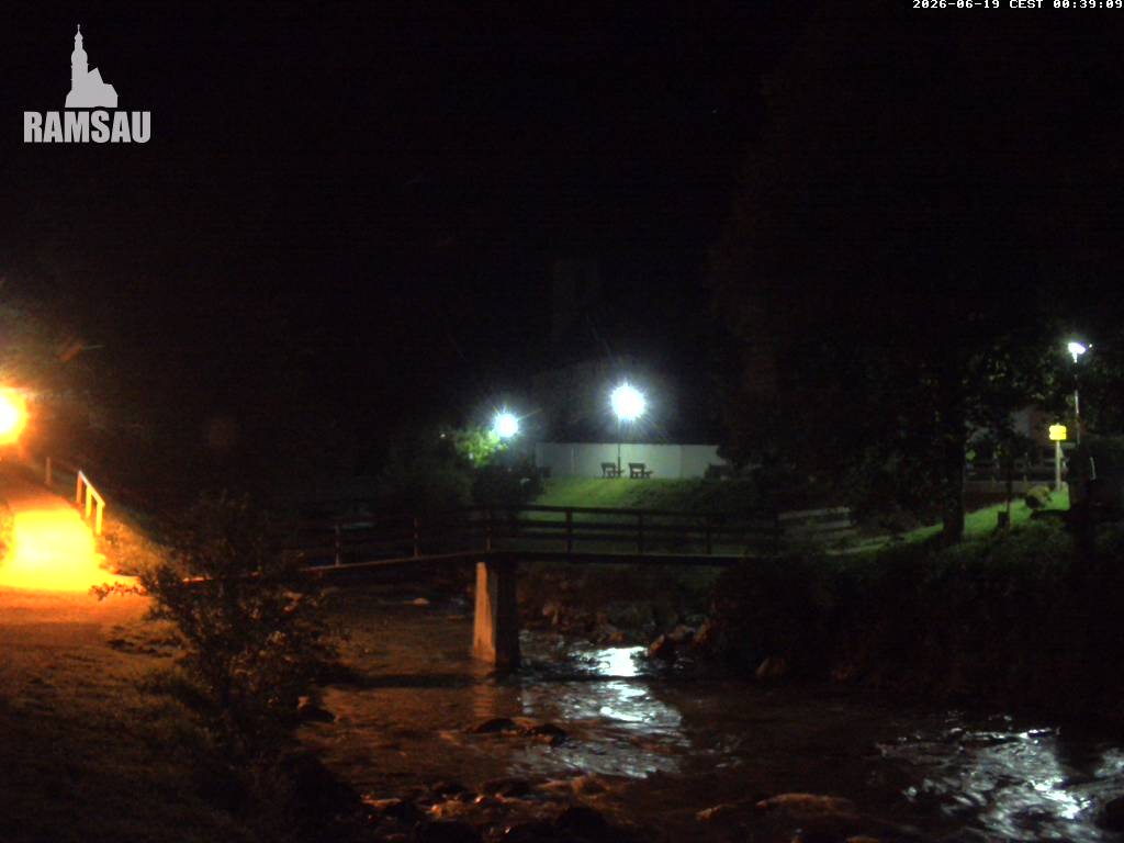 Archiv Foto Webcam Malerwinkel in Ramsau bei Berchtesgaden - Ortskirche St. Sebastian