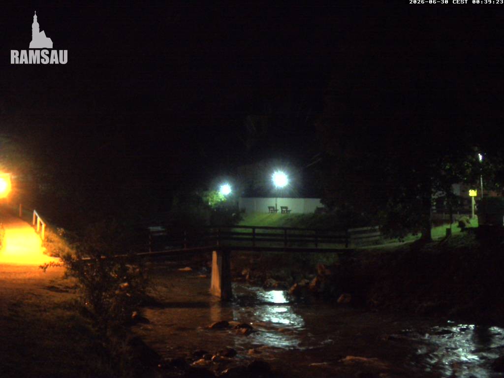 Archiv Foto Webcam Malerwinkel in Ramsau bei Berchtesgaden - Ortskirche St. Sebastian