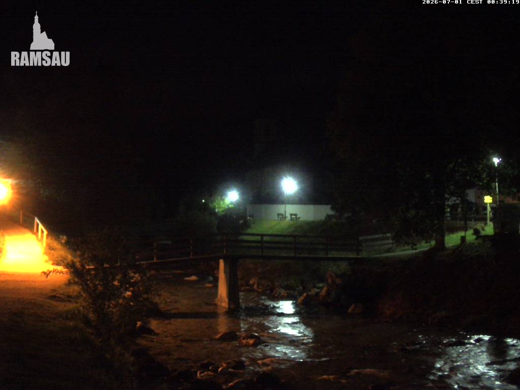 Archiv Foto Webcam Malerwinkel in Ramsau bei Berchtesgaden - Ortskirche St. Sebastian