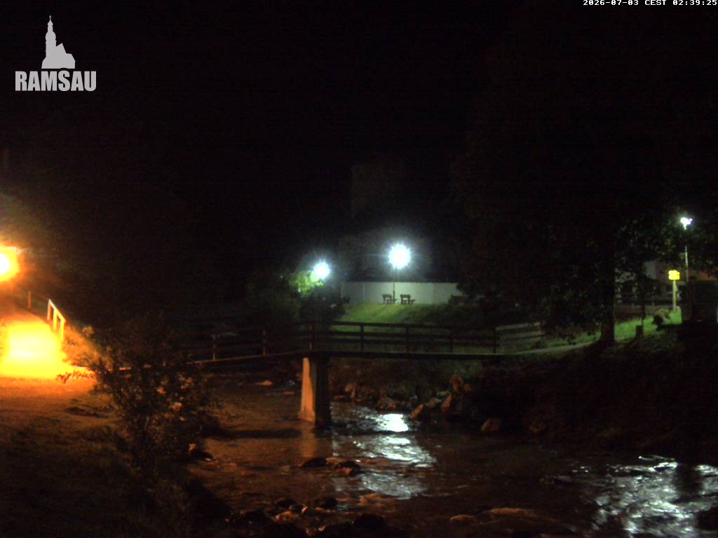 Archiv Foto Webcam Malerwinkel in Ramsau bei Berchtesgaden - Ortskirche St. Sebastian