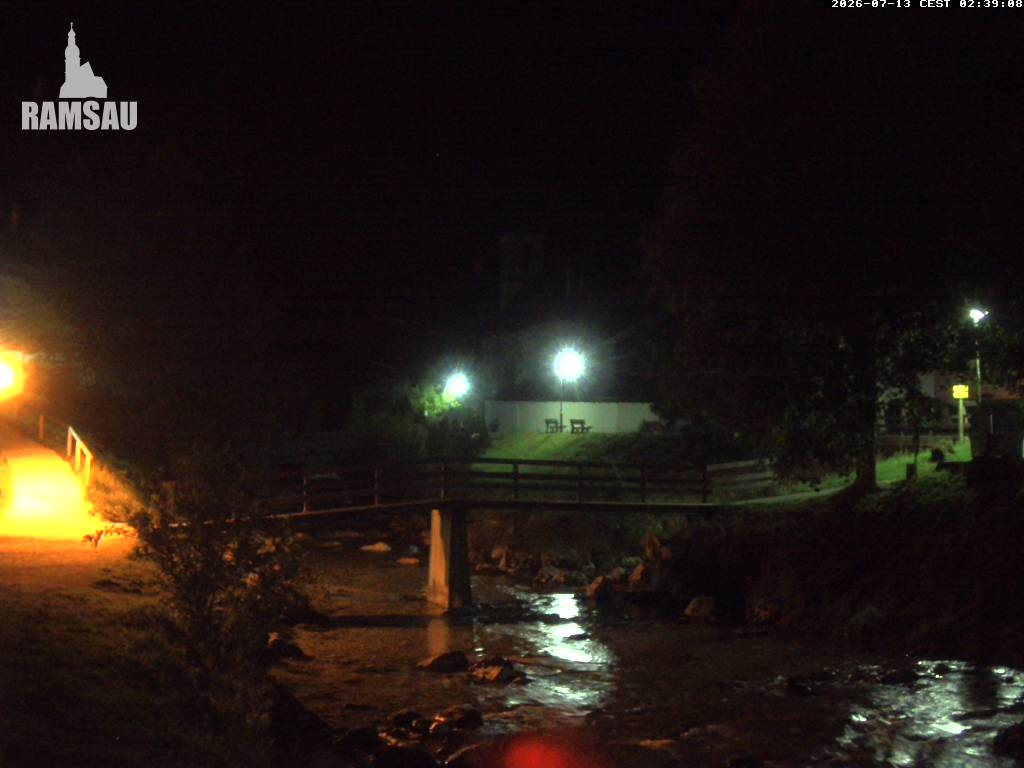 Archiv Foto Webcam Malerwinkel in Ramsau bei Berchtesgaden - Ortskirche St. Sebastian