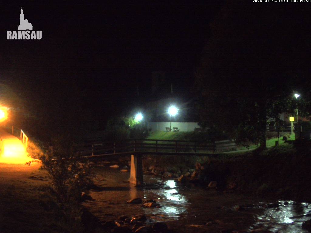Archiv Foto Webcam Malerwinkel in Ramsau bei Berchtesgaden - Ortskirche St. Sebastian