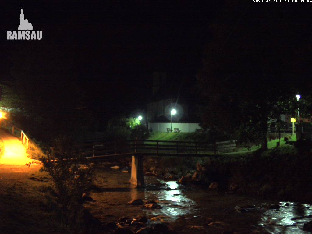 Archiv Foto Webcam Malerwinkel in Ramsau bei Berchtesgaden - Ortskirche St. Sebastian