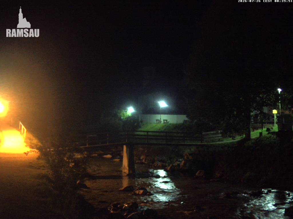 Archiv Foto Webcam Malerwinkel in Ramsau bei Berchtesgaden - Ortskirche St. Sebastian