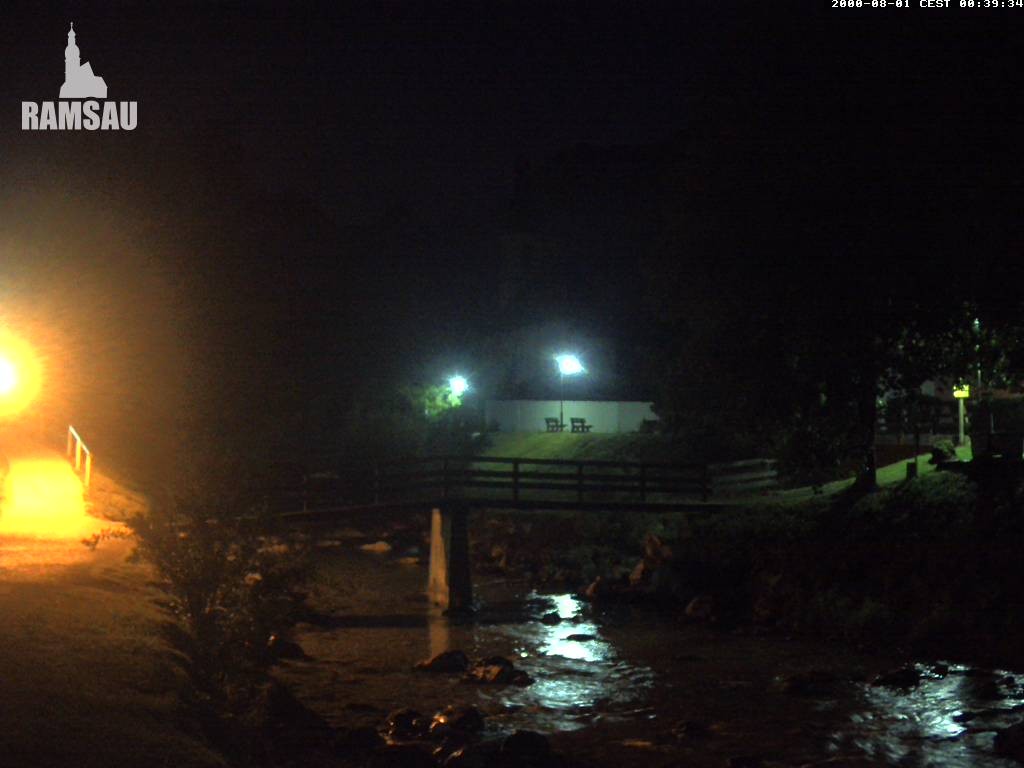 Archiv Foto Webcam Malerwinkel in Ramsau bei Berchtesgaden - Ortskirche St. Sebastian
