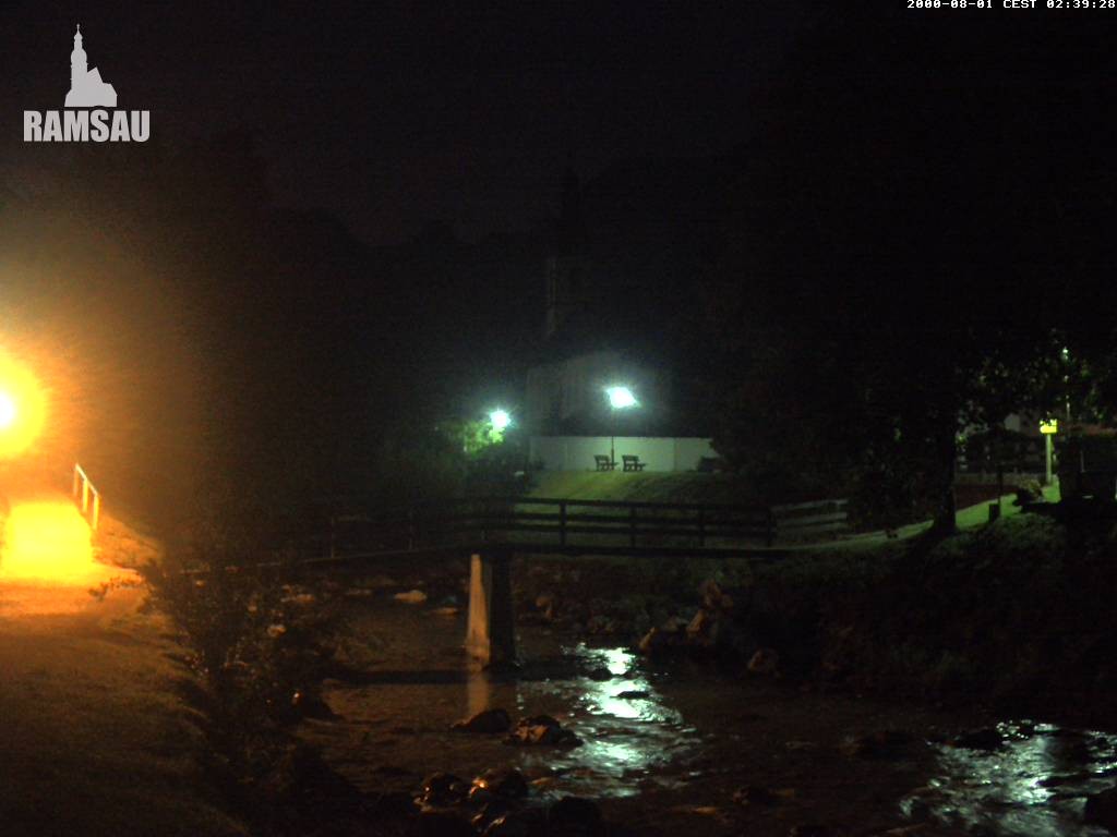 Archiv Foto Webcam Malerwinkel in Ramsau bei Berchtesgaden - Ortskirche St. Sebastian