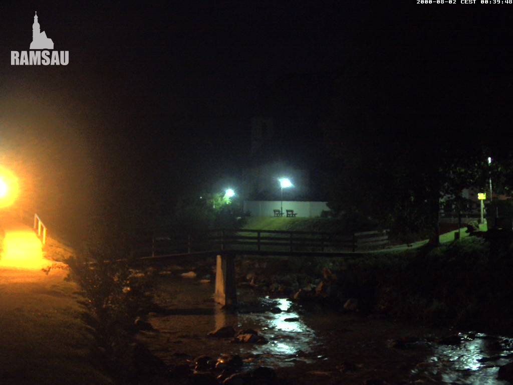 Archiv Foto Webcam Malerwinkel in Ramsau bei Berchtesgaden - Ortskirche St. Sebastian