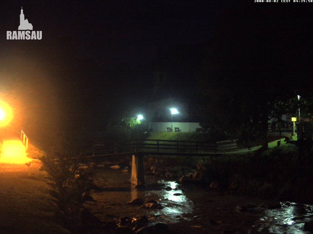 Archiv Foto Webcam Malerwinkel in Ramsau bei Berchtesgaden - Ortskirche St. Sebastian