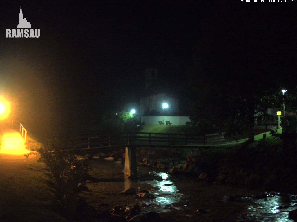 Archiv Foto Webcam Malerwinkel in Ramsau bei Berchtesgaden - Ortskirche St. Sebastian