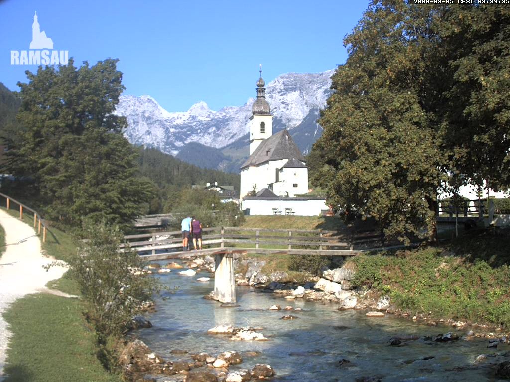 Archived image Webcam Ramsau - Berchtesgaden - St. Sebastian Church