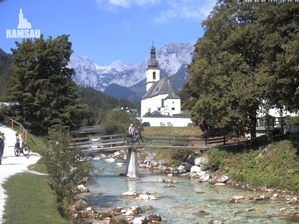 Archived image Webcam Ramsau - Berchtesgaden - St. Sebastian Church