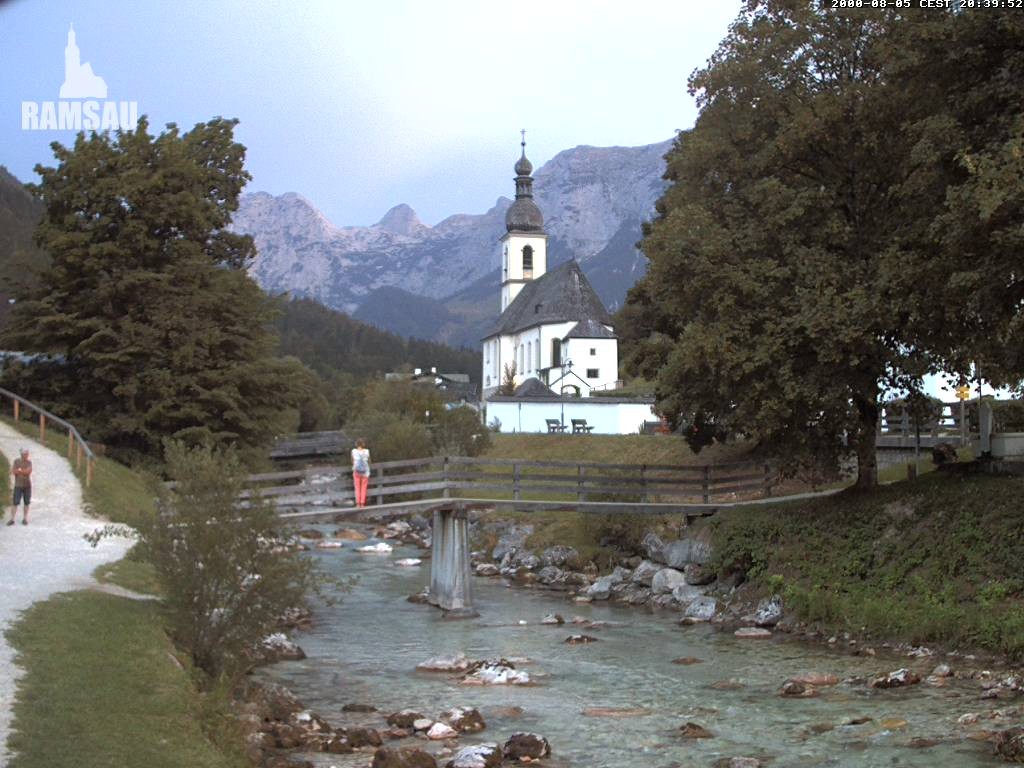 Archived image Webcam Ramsau - Berchtesgaden - St. Sebastian Church