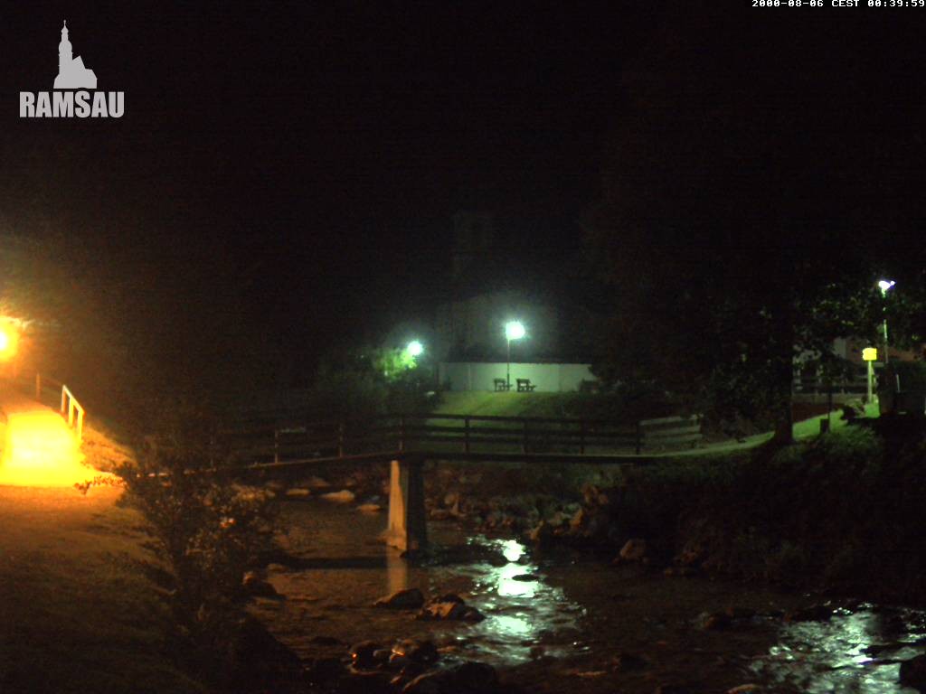 Archiv Foto Webcam Malerwinkel in Ramsau bei Berchtesgaden - Ortskirche St. Sebastian
