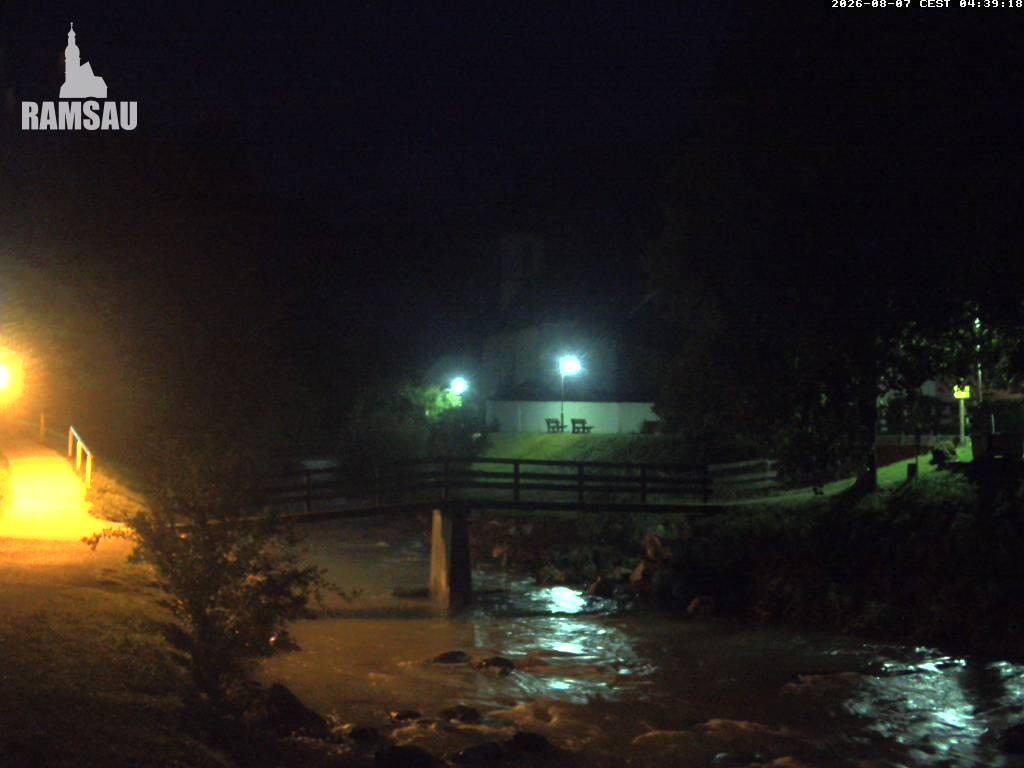 Archiv Foto Webcam Malerwinkel in Ramsau bei Berchtesgaden - Ortskirche St. Sebastian