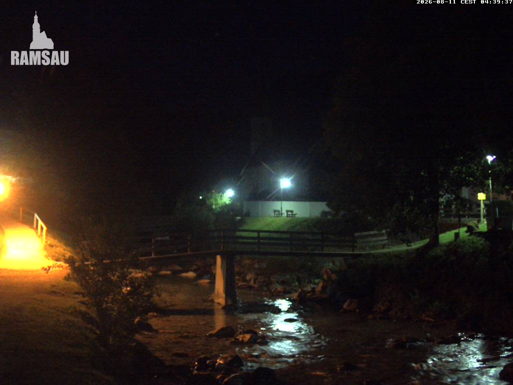 Archiv Foto Webcam Malerwinkel in Ramsau bei Berchtesgaden - Ortskirche St. Sebastian