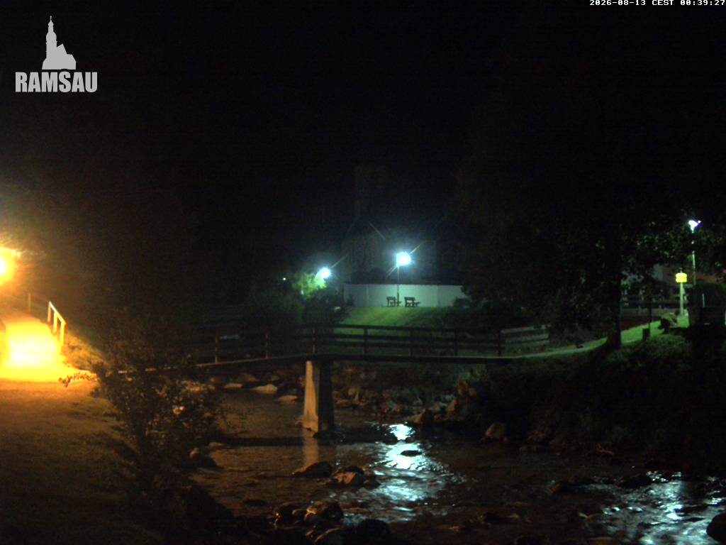 Archiv Foto Webcam Malerwinkel in Ramsau bei Berchtesgaden - Ortskirche St. Sebastian