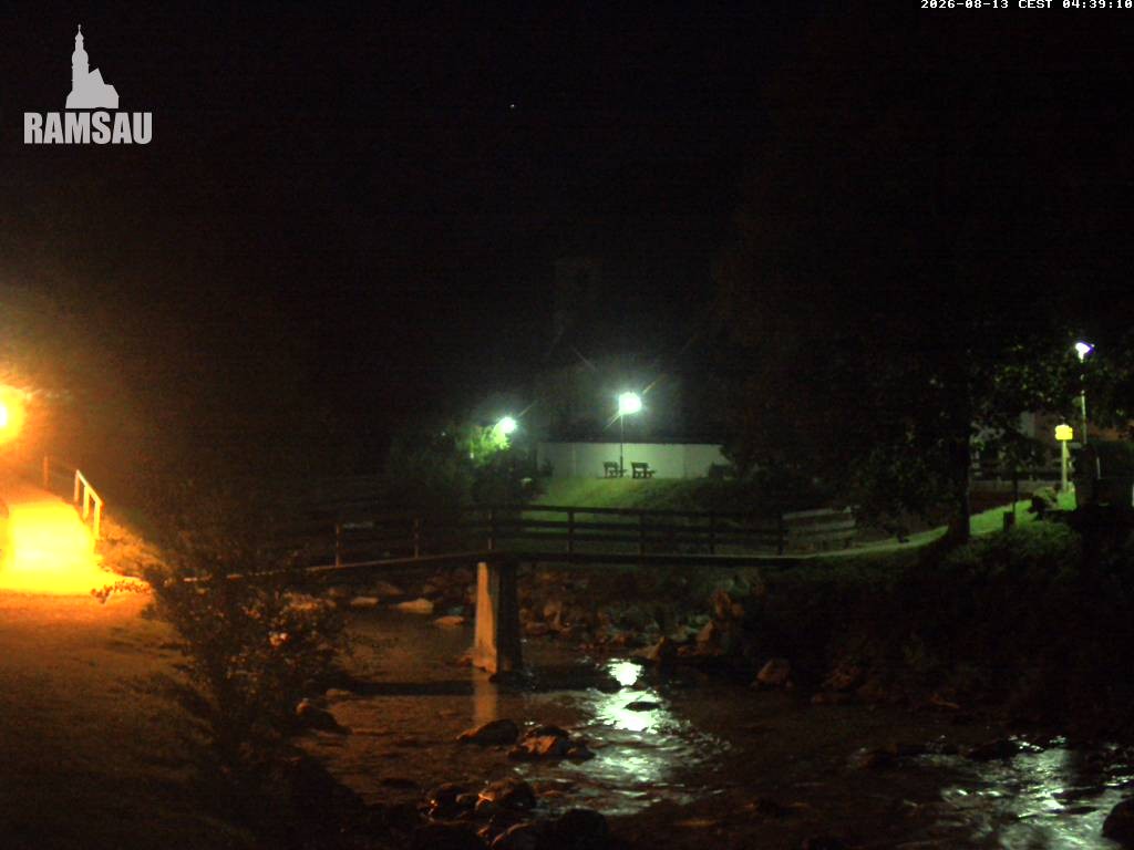 Archiv Foto Webcam Malerwinkel in Ramsau bei Berchtesgaden - Ortskirche St. Sebastian