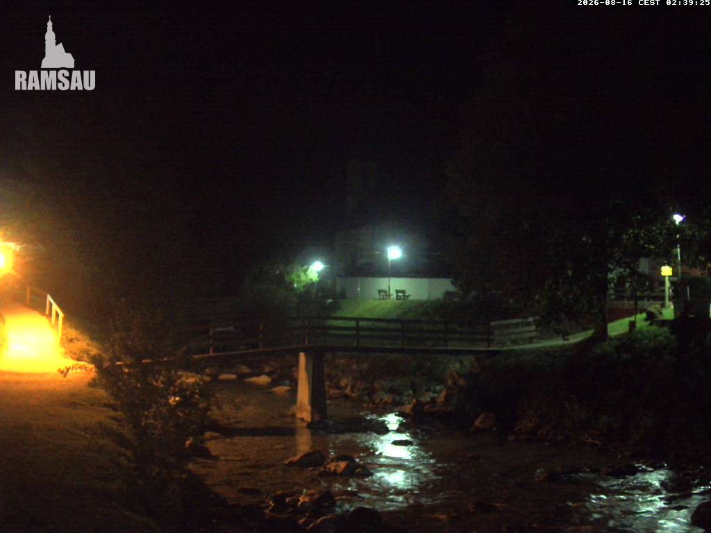 Archiv Foto Webcam Malerwinkel in Ramsau bei Berchtesgaden - Ortskirche St. Sebastian