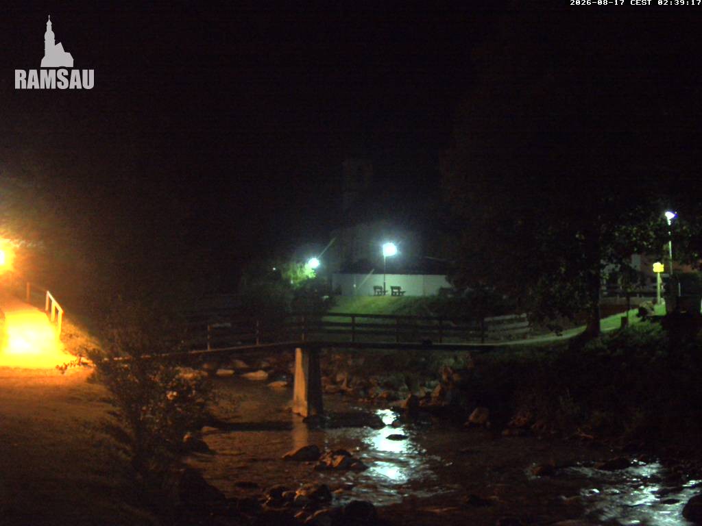Archiv Foto Webcam Malerwinkel in Ramsau bei Berchtesgaden - Ortskirche St. Sebastian