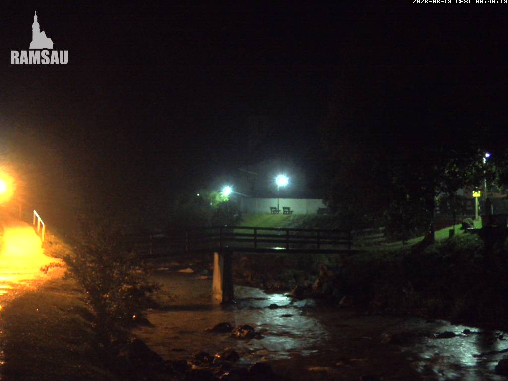 Archiv Foto Webcam Malerwinkel in Ramsau bei Berchtesgaden - Ortskirche St. Sebastian