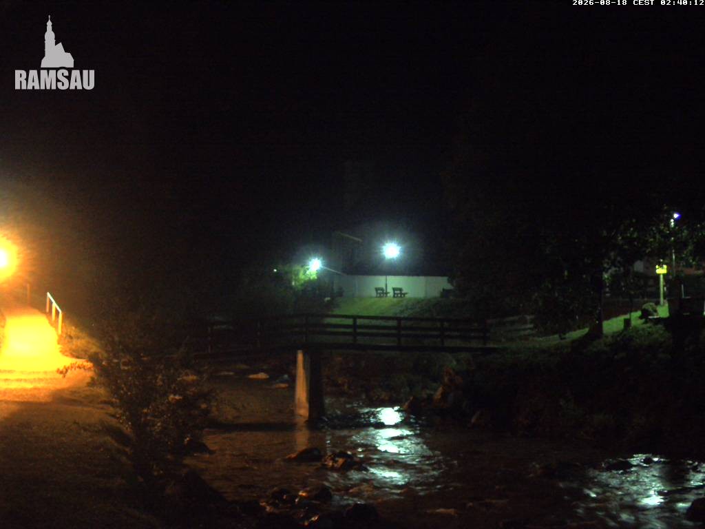Archiv Foto Webcam Malerwinkel in Ramsau bei Berchtesgaden - Ortskirche St. Sebastian