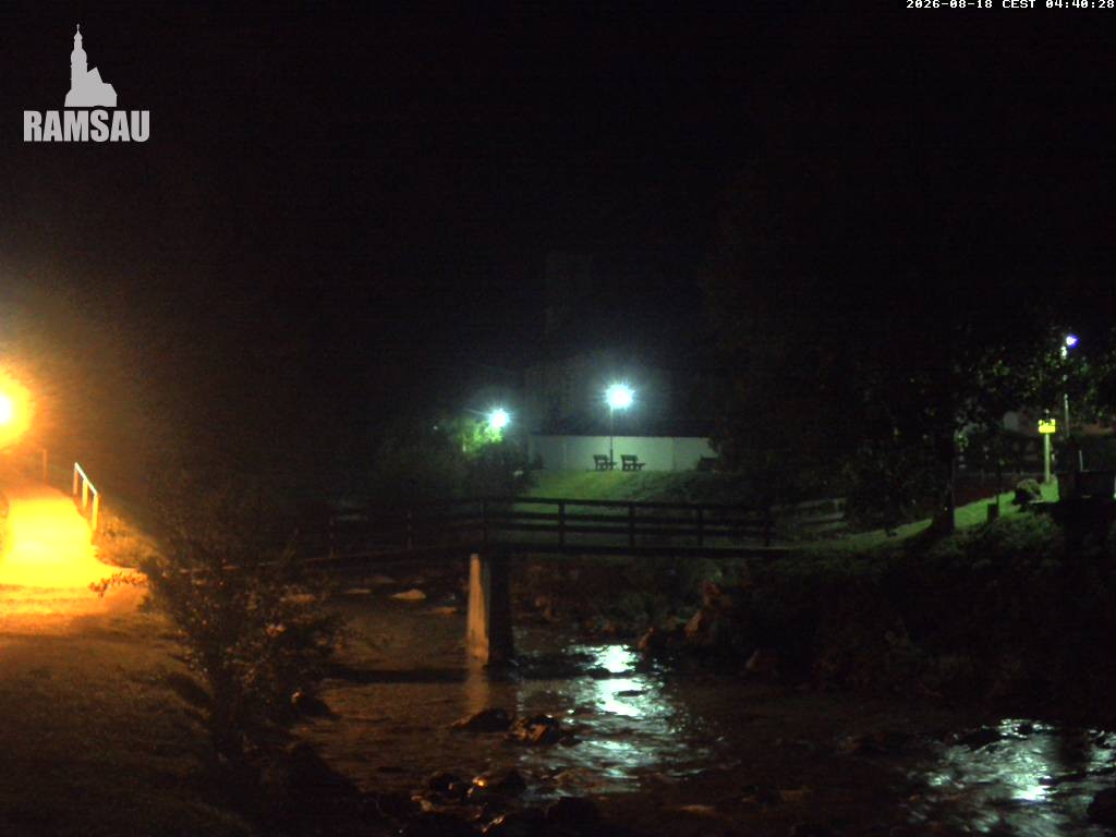 Archiv Foto Webcam Malerwinkel in Ramsau bei Berchtesgaden - Ortskirche St. Sebastian