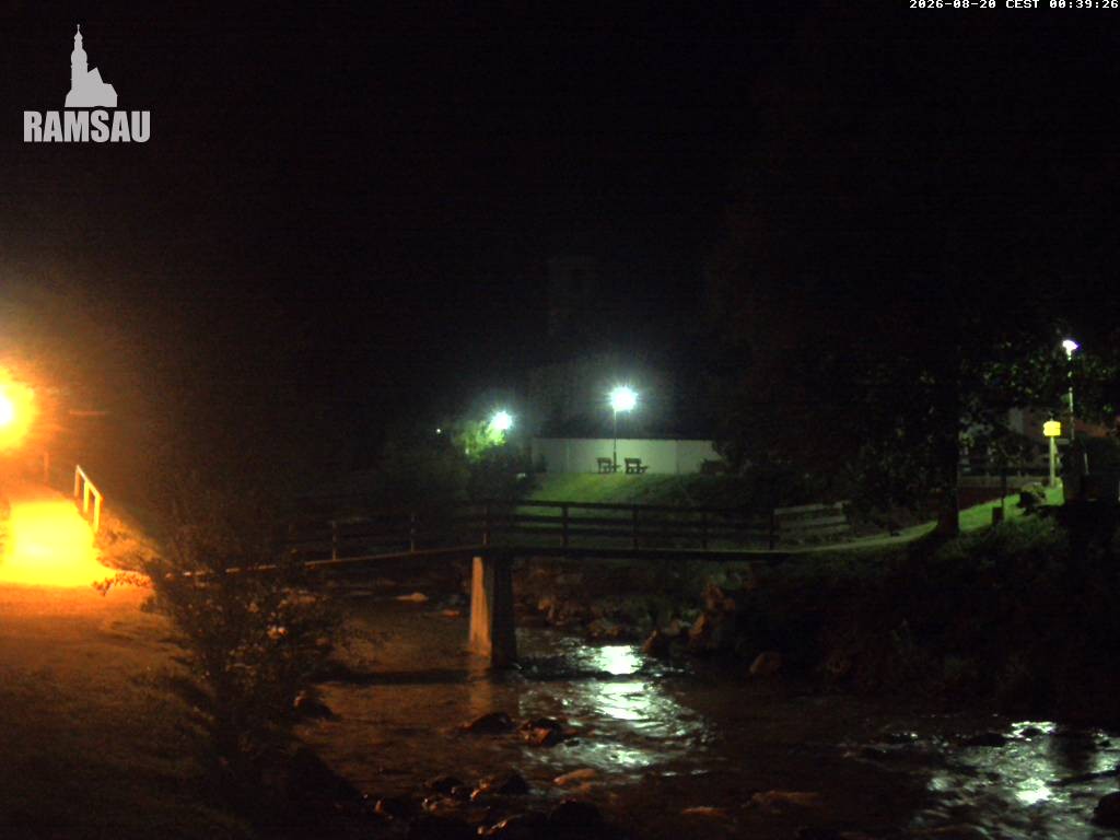 Archiv Foto Webcam Malerwinkel in Ramsau bei Berchtesgaden - Ortskirche St. Sebastian