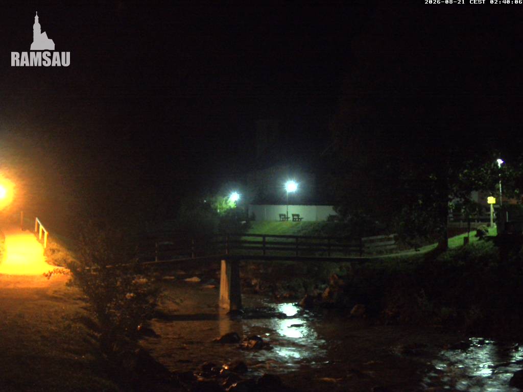 Archiv Foto Webcam Malerwinkel in Ramsau bei Berchtesgaden - Ortskirche St. Sebastian