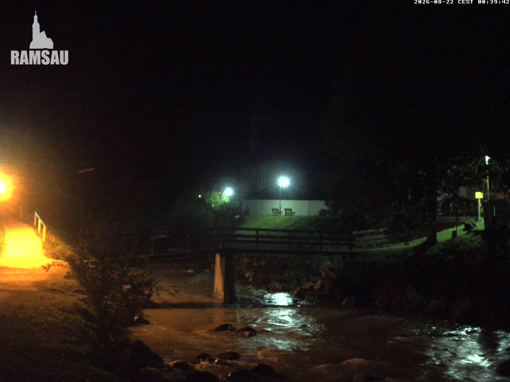 Archiv Foto Webcam Malerwinkel in Ramsau bei Berchtesgaden - Ortskirche St. Sebastian